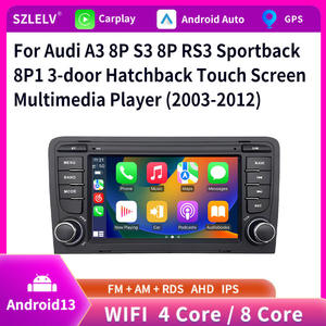 Système de navigation Android Aud A3 avec grand écran, commande centrale intégrée, radio intelligente, caméra de recul USB compatible avec le tableau de bord - Product Image 6