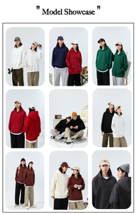 Sudaderas con capucha unisex al por mayor, de algodón grueso y cálido de 500 g, con logotipo personalizado, para reventa en invierno - Product Image 6