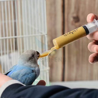 Kit d'alimentation pour oiseaux, 4 pièces, aiguille, cylindre, bouteille de 20ML, 50ML, abreuvoir pour canaris, mangeoire pour oiseaux bébés