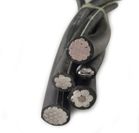 Câble en aluminium CAAI-S Huadong basse tension CAAI 3*25 + 1*16 3*35 + 1*25 câble isolé XLPE