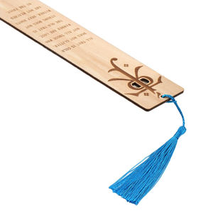 Marcapáginas de Madera con Diseño Calado y Borla, Marcapáginas Artísticos Creativos con Grabado Lá<span class=keywords><strong>ser</strong></span>, Regalo Promocional al por Mayor - Product Image 5