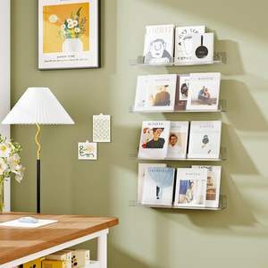 Estante de Exhibición de Libros Acrílico de Pared, Color y Tamaño Personalizados - Precio de Fábrica, MOQ Bajo y Envío Rápido - Product Image 2