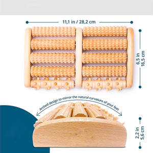 Деревянная терапия массажные инструменты массажер для ног Деревянный массаж тела - Product Image 4