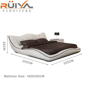 Hotel Bedroom Set <strong>Low</strong> Back Wood Queen Size <strong>Double</strong> <strong>Bed</strong>,loft <strong>Bed</strong> Queen Size - Product Image 1