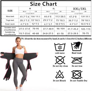 BunnyHi SY003 Ceinture <span class=keywords><strong>de</strong></span> Compression Amincissante pour Cuisses et Jambes, Effet Sudation, Rehausseur <span class=keywords><strong>de</strong></span> Fesses, avec Fermeture Éclair - Product Image 4