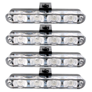Yosovlamp 16LED Car Grille Explosion Light Clip Luz estroboscópica Control remoto con cable Un remolque Cuatro luces de advertencia Modelos X6 X5 - Product Image 1