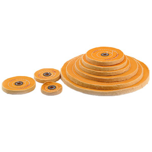 Disco di Lucidatura in Cotone da 8 Pollici Mola per lucidatura da banco per macchine lucidatrici, ideale per gioielli, vetro, utensili <span class=keywords><strong>e</strong></span> altro ancora. Albero di supporto da 5/8 di pollice - Product Image 3