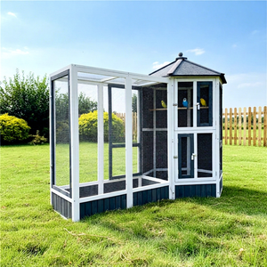 Casa para Pájaros SDB011 Ecológica, Grande, de Lujo, Moderna, de Madera, para Loros y Palomas, con Embalaje en Caja - Product Image 1
