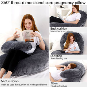 Hot Sale Full Body Pregnancy Pillow <strong>Wedge</strong> for Belly Support Pregnancy Pillow C Shape <strong>Maternity</strong> Pillow - Product Image 2