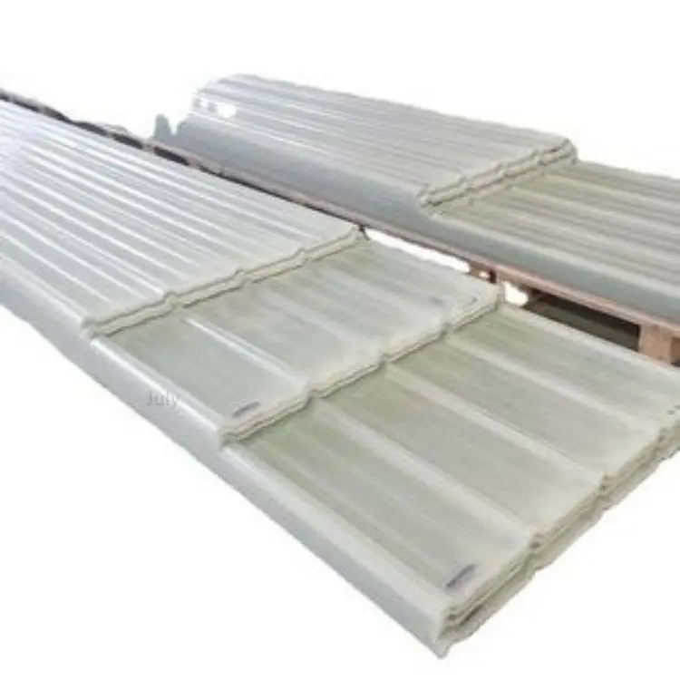 Tuile transparente de protection de l'environnement de serre de toit en plastique de haute qualité