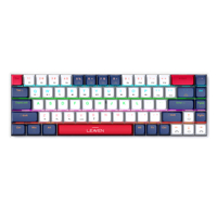 Leaven H68 Keyboard Mekanik Tiga Mode Kabel & Nirkabel RGB Hot Swap 68 Tombol