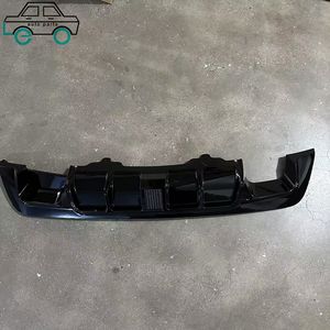 ดิฟฟิวเซอร์กันชนหลังสีดำเงาลายคาร์บอนสำหรับรถยนต์ซีรีส์ <span class=keywords><strong>5</strong></span> รุ่น E60 ปี 2003-2010 ท่อไอเสียเดี่ยว/คู่ พร้อมไฟ LED - Product Image 4