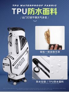 กระเป๋ากอล์ฟแบบล้อลากสี่ล้อกันน้ำสำหรับผู้ชาย ทำจากไนลอน ขยายได้ - Product Image 5