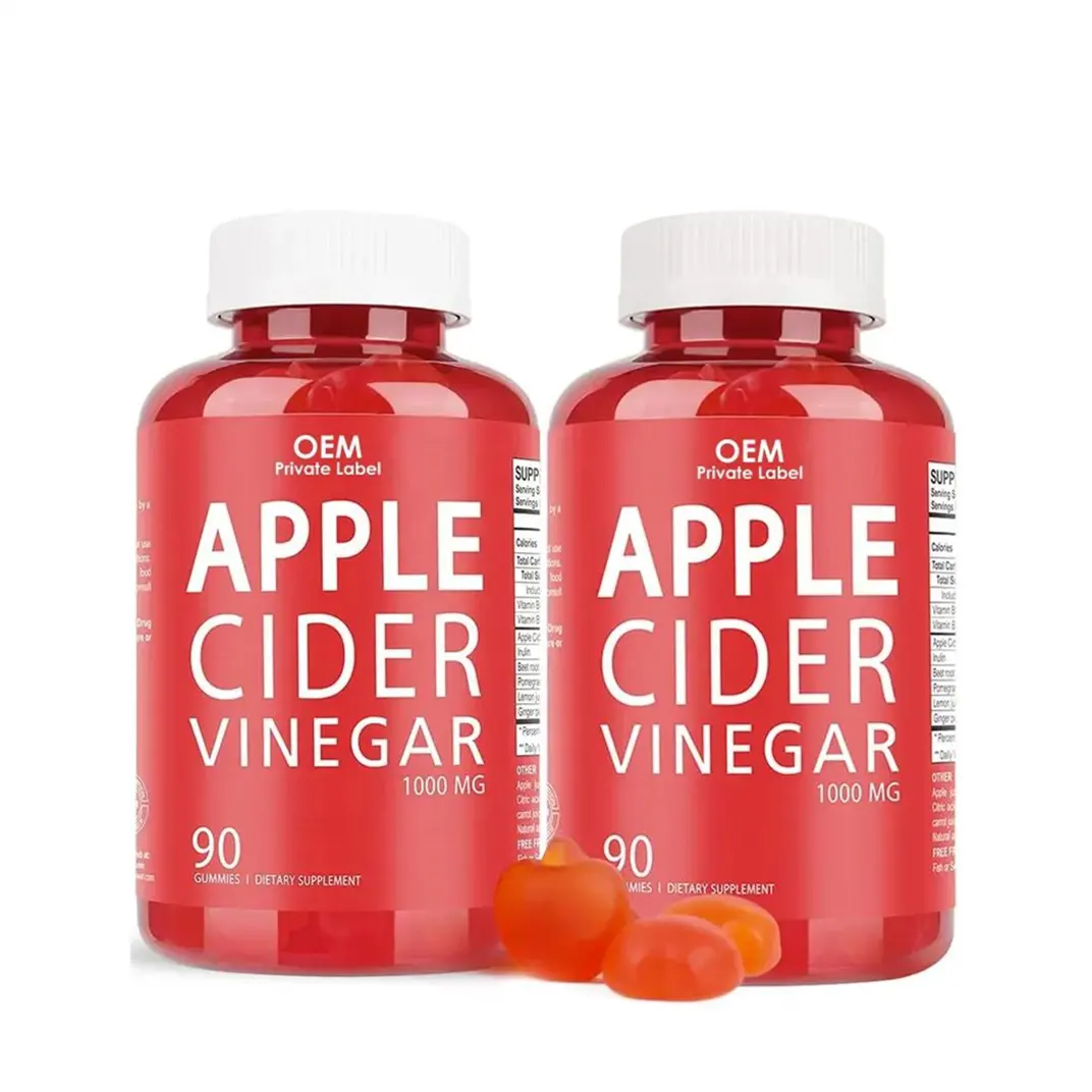 Gummies Met Appelazijn Om Afslankende Gumdrops Multivitamine C Beer Acv Gummies Voor Het Keto-Dieet Te Verliezen