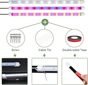 Màu Đỏ màu xanh vàng chip LED Strip ánh sáng cho phát triển nhà máy T5 LED phát triển ánh sáng phát triển đèn với thời gian điều khiển thanh đèn - Product Image 1