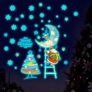 Étoile lumineuse décoration de noël Fluorescent dos enfants Stickers muraux étanche lueur nuit autocollant Stickers muraux pour <span class=keywords><strong>chambre</strong></span> - Product Image 4