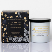 Lilin Aromaterapi Premium Hari Valentine Modern Beraroma Harum, Buatan Tangan dalam Stoples Kaca, Pembakaran Lama, Lilin Kedelai Alami, Pembakaran Bersih, Artistik