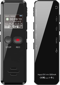 V90c Kỹ Thuật Số Giọng Nói Kích Hoạt Bằng Giọng Nói Ghi Âm Mp3 Máy Nghe Nhạc Âm Thanh Thiết Bị Ghi Âm Với Màn Hình Hiển Thị Đầy Màu Sắc - Product Image 4