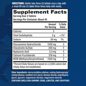 Oem/ODM Glucosamine Chondroitin tablets1500mg chăm sóc doanh & Hỗ trợ bổ sung cho sức khỏe xương thảo dược bổ sung - Product Image 2