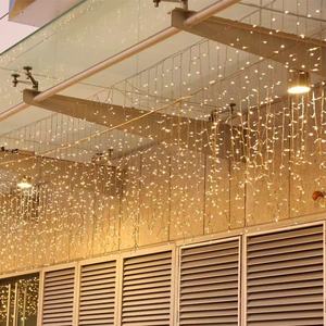 Guirlande lumineuse LED étanche 24V basse tension de haute qualité pour décoration extérieure de Noël, rideau de lumières LED de 10m - Product Image 5