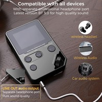 Lecteur MP4 avec radio FM, mode d'enregistrement, prise en charge OTG, WAV/MP3 pour écran 2 pouces 5.0, extension de carte 128 Go