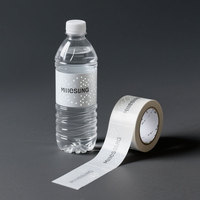 Étiquettes personnalisées imprimées pour bouteilles d'eau – Vente en gros d'étiquettes autocollantes imperméables pour emballages de bouteilles d'eau minérale en rouleau