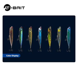 Crayon d'impression 3D Popper Leurre Appât en plastique dur Crayon de pêche Minnow Plugs pour saumon sébaste <span class=keywords><strong>truite</strong></span> basse - Product Image 6