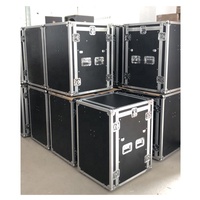Flight Case de Sonorisation 2 Portes, en Bois, pour Rack Amplificateur
