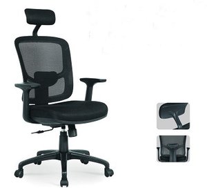 Sedia da ufficio a buon mercato <span class=keywords><strong>auto</strong></span> progettata con schienale alto ergonomico mobili da ufficio sedia con supporto lombare e poggiatesta 05 - Product Image 5