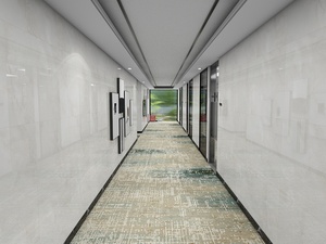 Tapis d'hôtel de luxe 5 étoiles mur à mur avec motif imprimé abstrait modèle personnalisé chambre d'hôtel couloir anti-dérapant fabriqué à la machine - Product Image 3