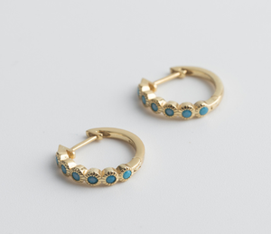 Bijoux fins, boucles d'oreilles créoles en argent sterling 925, <span class=keywords><strong>saphir</strong></span> <span class=keywords><strong>bleu</strong></span>, diamant, boucles d'oreilles huggie pour femmes, vente en gros d'usine de bijoux - Product Image 6