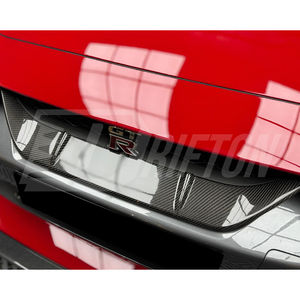 ฝาครอบกระจังหน้าคาร์บอนไฟเบอร์สไตล์ M สำหรับ Nissan R35 GTR 2017-2023 - Product Image 3