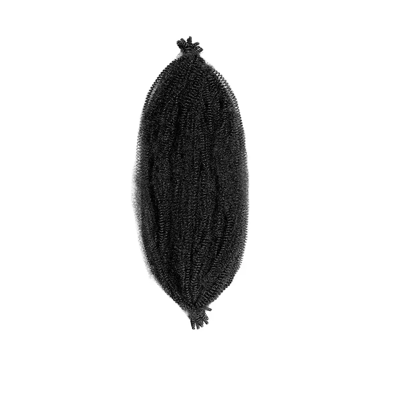 Peruca de extensões de cabelo africano, tranças sujas, extensões de cabelo de crochê de torção afro fofas e fofas