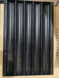 Plateaux de cuisson en <span class=keywords><strong>aluminium</strong></span> pour baguettes, 5 rangées, 400*600mm, antiadhésifs, en alliage d'<span class=keywords><strong>aluminium</strong></span>, pour pain français - Product Image 5