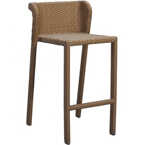 Moderne Meubles De Jardin En <span class=keywords><strong>Osier</strong></span> Rotin Extérieur <span class=keywords><strong>Chaise</strong></span> Haute Tabouret - Product Image 1