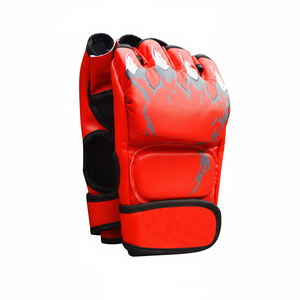 Gants MMA de haute qualité avec logo personnalisé en cuir véritable et PVC de haute qualité spécifiques à la boxe - Product Image 1