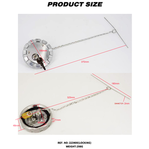 Verrouillage du bouchon de carburant en aluminium diesel 3 " - 8 pièces de rechange de couverture de réservoirs de carburant NPSL - Product Image 2