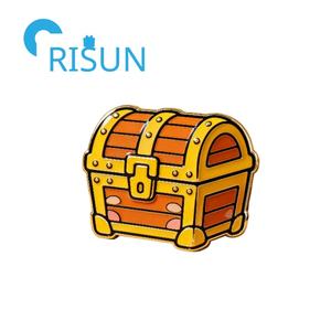 Pin de Solapa Personalizado de Viajero Explorador con Tesoro Maravilloso, Pin de Esmalte, Broches de Metal, Perla, Cofre del Tesoro Pirata, Pin de Esmalte Imitación - Product Image 2