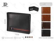 Portafoglio da Uomo in Vera Pelle con Chiusura a Soffietto, Ideale come Regalo - Product Image 1