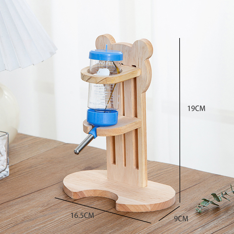 A: blue kettle+Solid wood kettle bracket