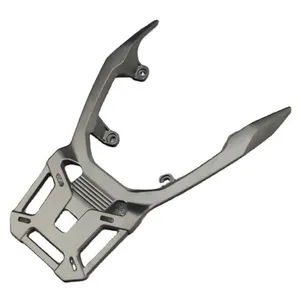 Factory OEM Die Casting zinc Aluminum Alloy Motorcycle Rear Luggage Carrier Rack Support Holder