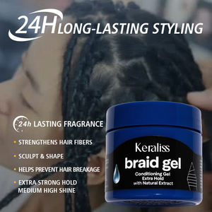 Joynna เจลผมเปียแบบหนา64ออนซ์พร้อมที่ยึดข้อมือสำหรับ<span class=keywords><strong>ผม</strong></span>หยิก - Product Image 3