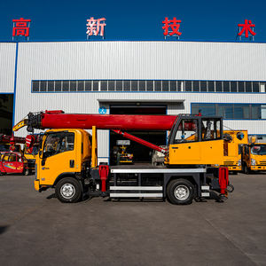 ISUZU KV600 kecil 5Ton teleskopik Boom truk derek hidrolik mobil truk derek dengan kait ganda - Product Image 3