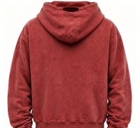 Sweat à capuche surdimensionné pour homme, imprimé Kornit personnalisé, effet délavé vintage, tissu éponge respirant et écologique, broderie machine