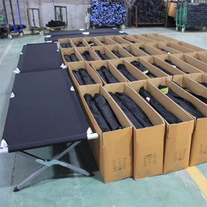 <span class=keywords><strong>Lit</strong></span> de camp <span class=keywords><strong>pliant</strong></span> en acier robuste, pliable, peu encombrant, facile à transporter, pour secours d'urgence en cas de catastrophe, vente en gros - Product Image 4