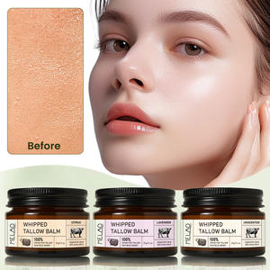 OEM ODM Natürlicher Bio-Rindertalg aus Weidehaltung Hautpflege Feuchtigkeitsspendender Aufgeschlagener Gesichtsbalsam Halal Honig-Talg-Balsam - Product Image 3