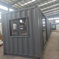 Conteneur maritime entièrement modulaire modifié, mini-maison 1 chambre, étanche et respirante, 40 pieds, pour extérieur, maison mobile, bureau, hôtel