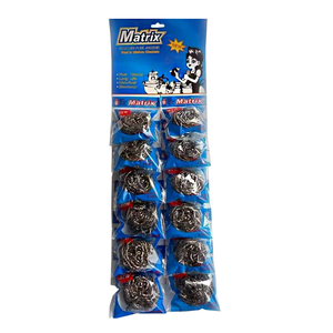 MATRICE INOXYDABLE ESPONJA X12 ALAMBRE ASEO LAVA LOZA - Product Image 1