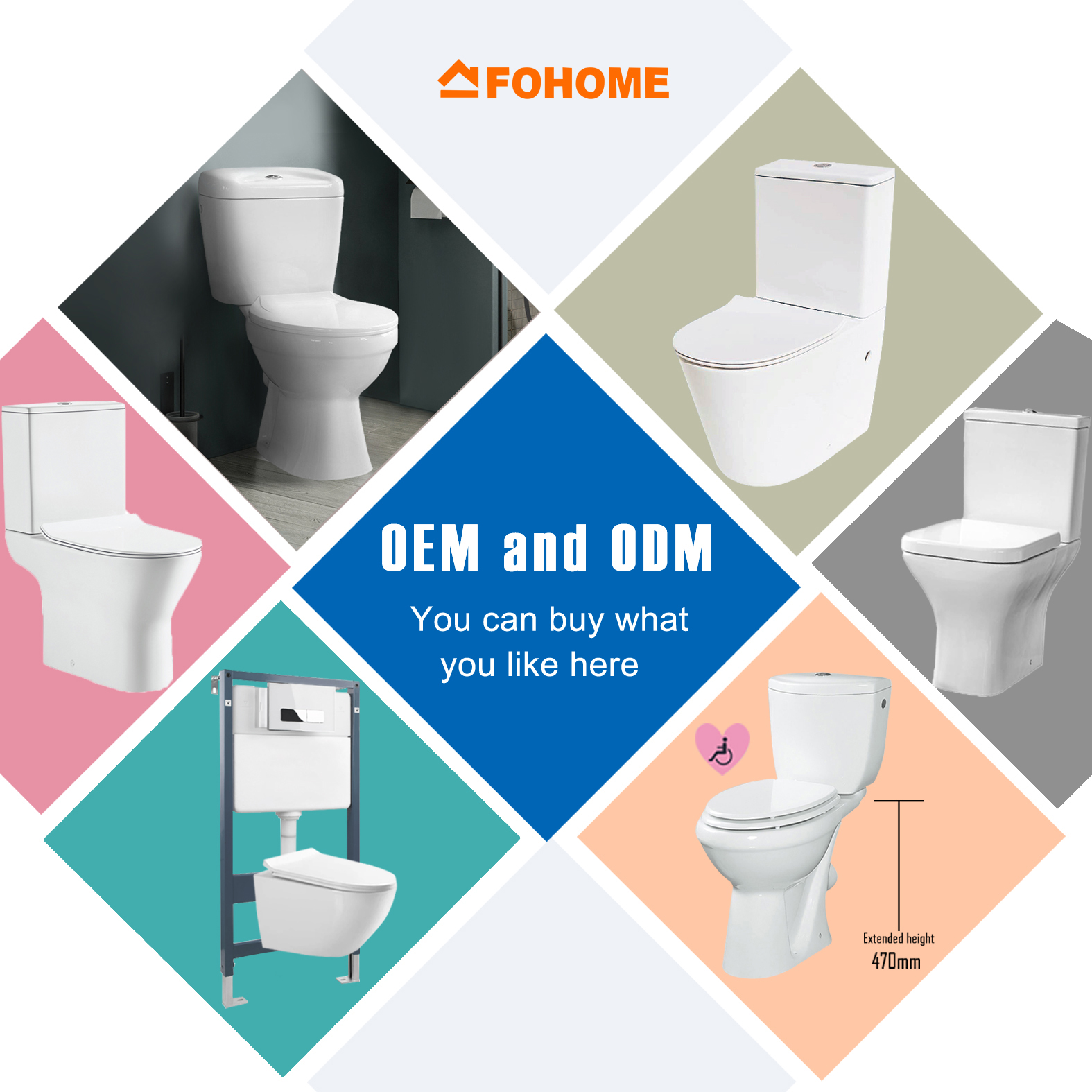 European Sanitary Ware Water Closet Toilet For Bathroom Washdown S Trap P Trap Two Piece Toilet Bowl Ceramic Wc Toilets