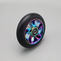 Roues de trottinette personnalisées YSMLE en aluminium à boucle interne, haute résilience, 110 mm, vente en gros